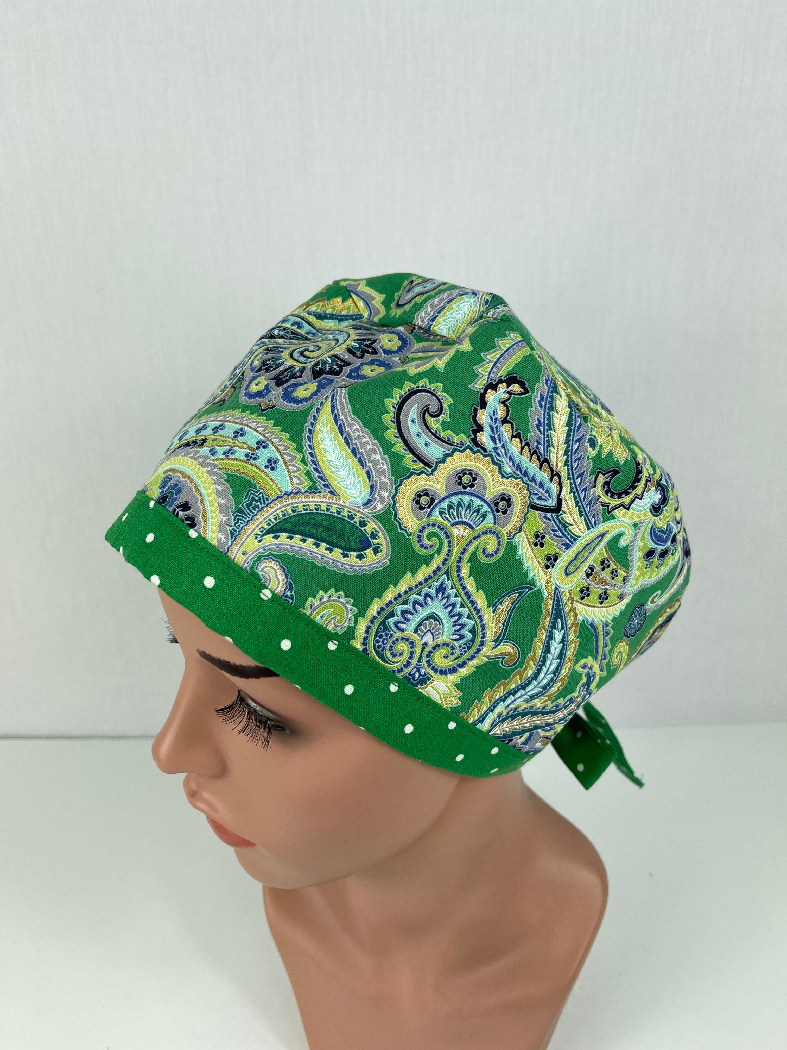 green-gold-paisley-pixie-cap-oksana-s-creations