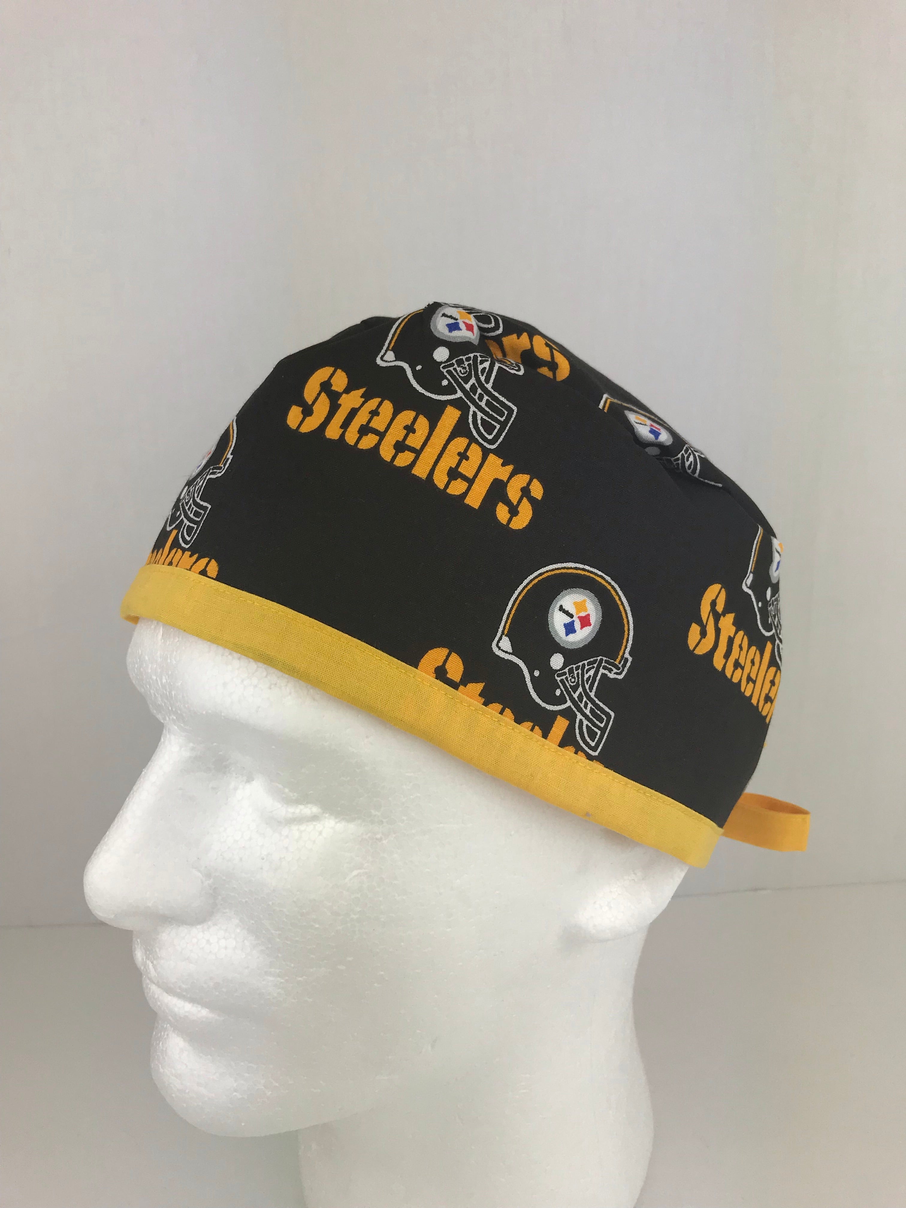 Pittsburgh Steelers Handmade Skull Cap 