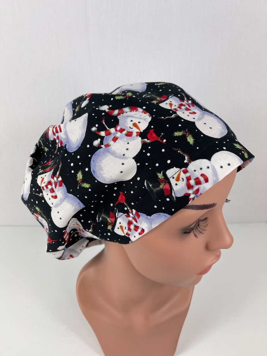 Snowman Christmas Euro Cap