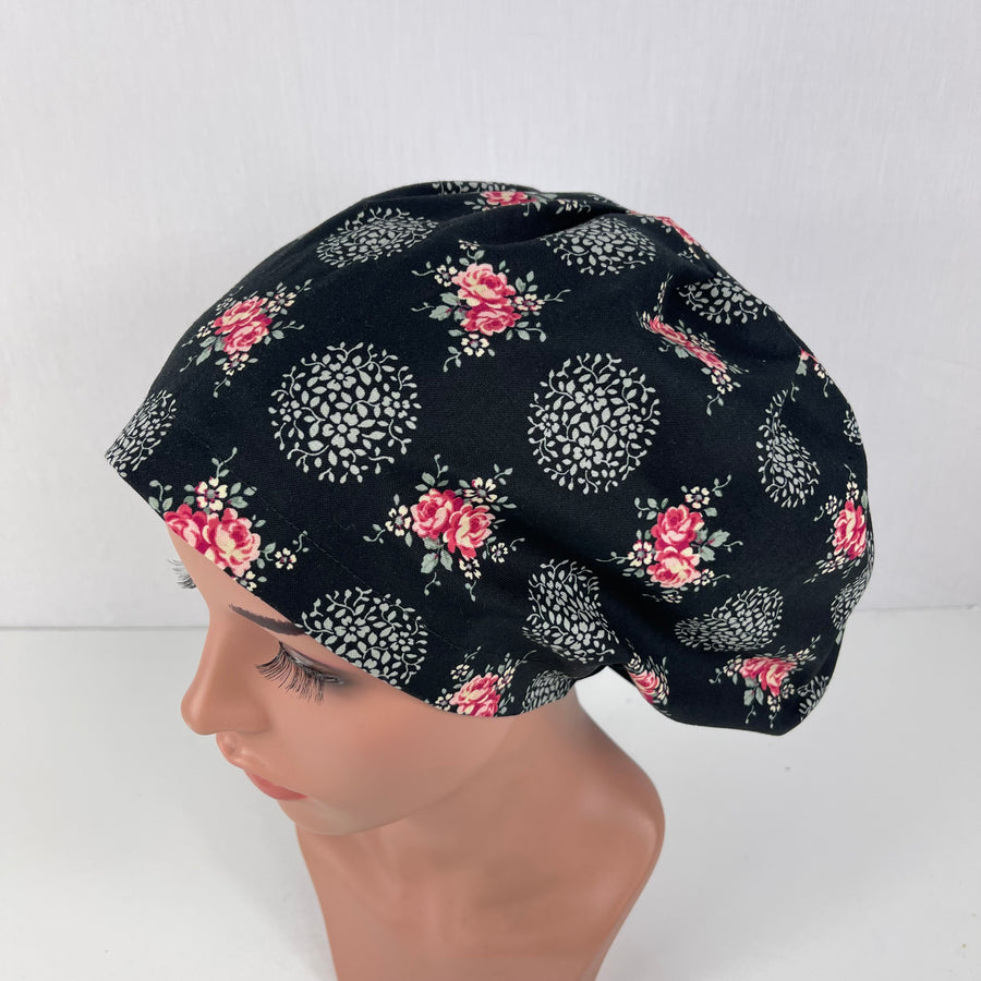 Floral Elegance Euro Cap