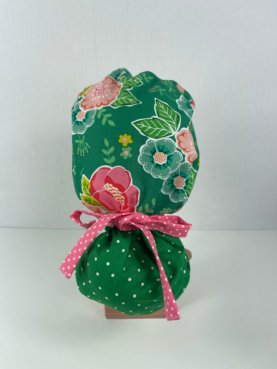 Floral Ponytail Hat