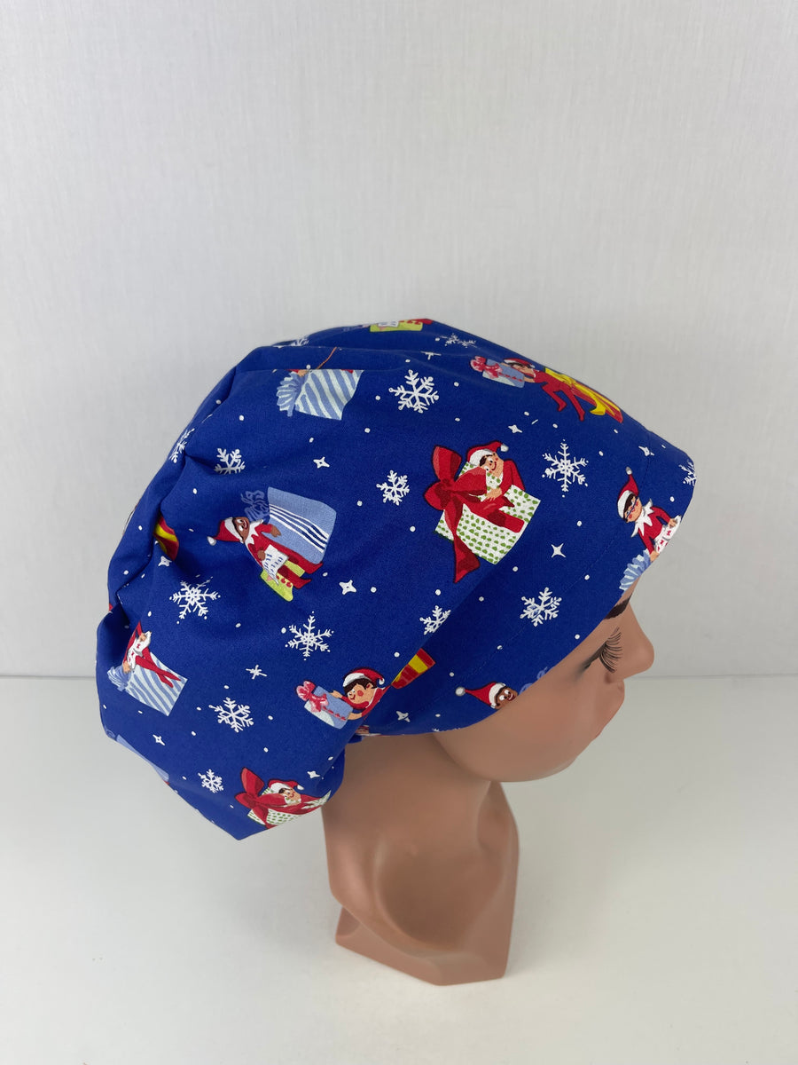 Elf on the Shelf on Blue Euro Cap