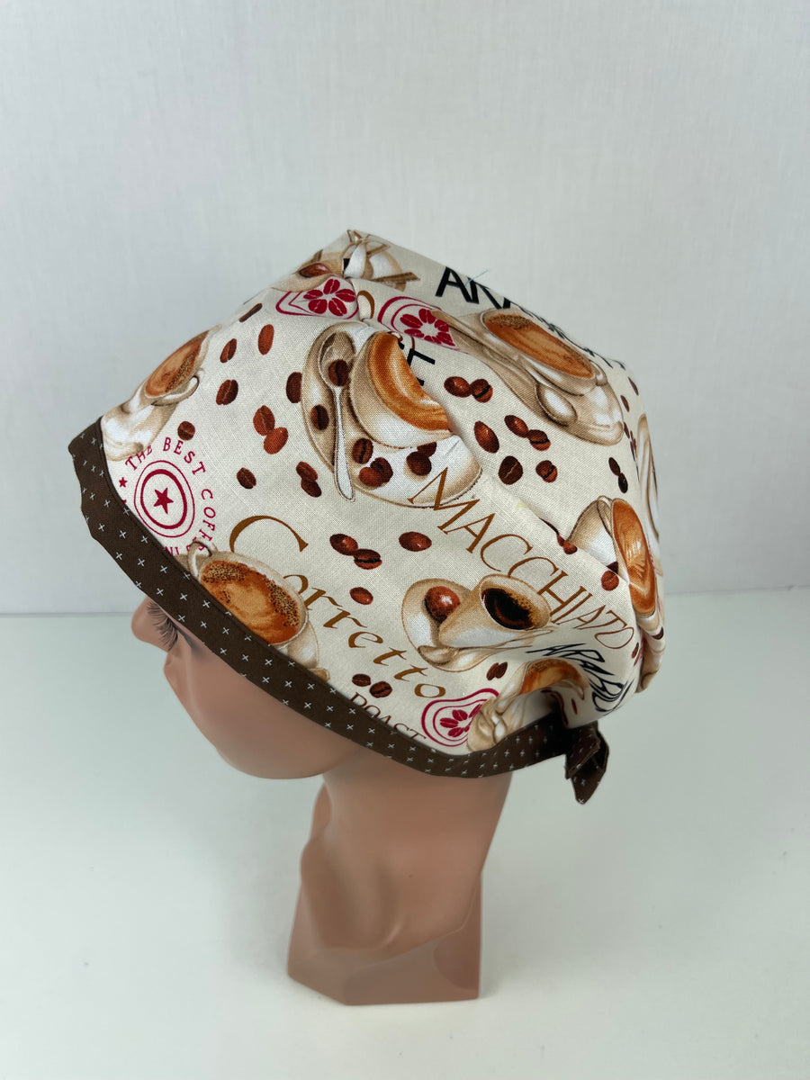 Cup of Coffee Theme Pixie Cap