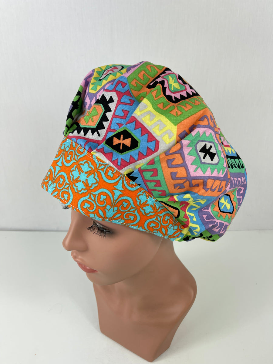 Artsy Bouffant Scrub Hat