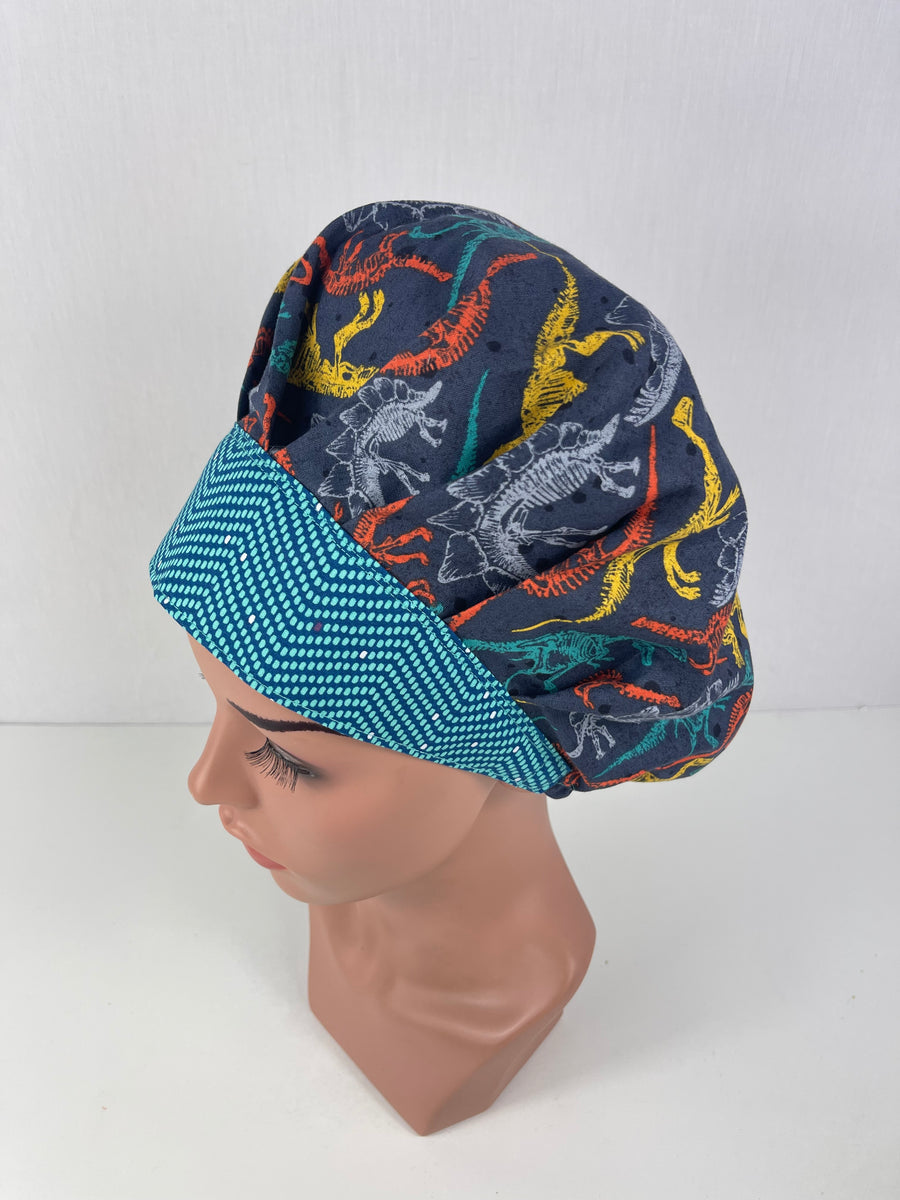 Dinosaurs Traditional Bouffant Hat