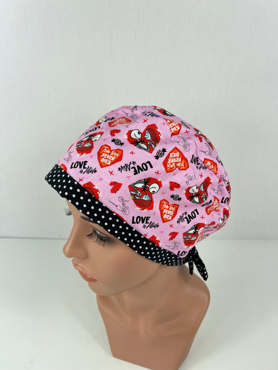 Nightmare Before Christmas Valentine Day Pixie Cap