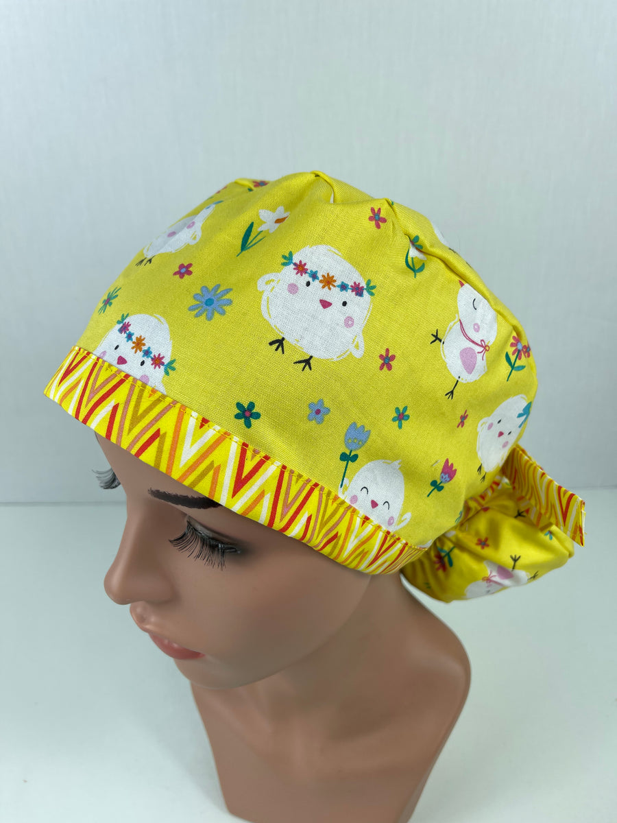 Easter Chicks Ponytail Hat
