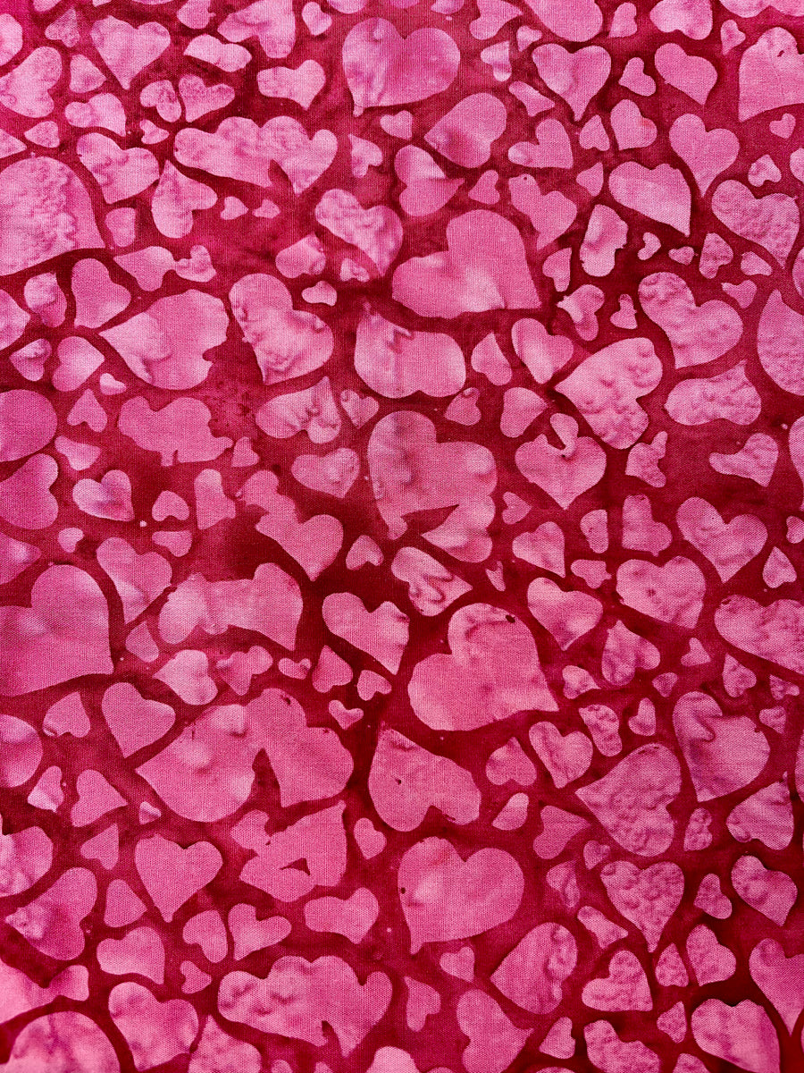 Valentines Hearts Batik