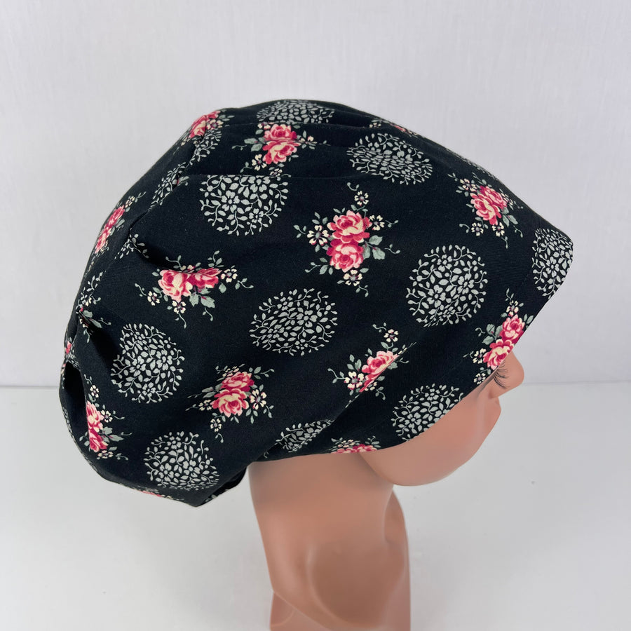 Floral Elegance Euro Cap