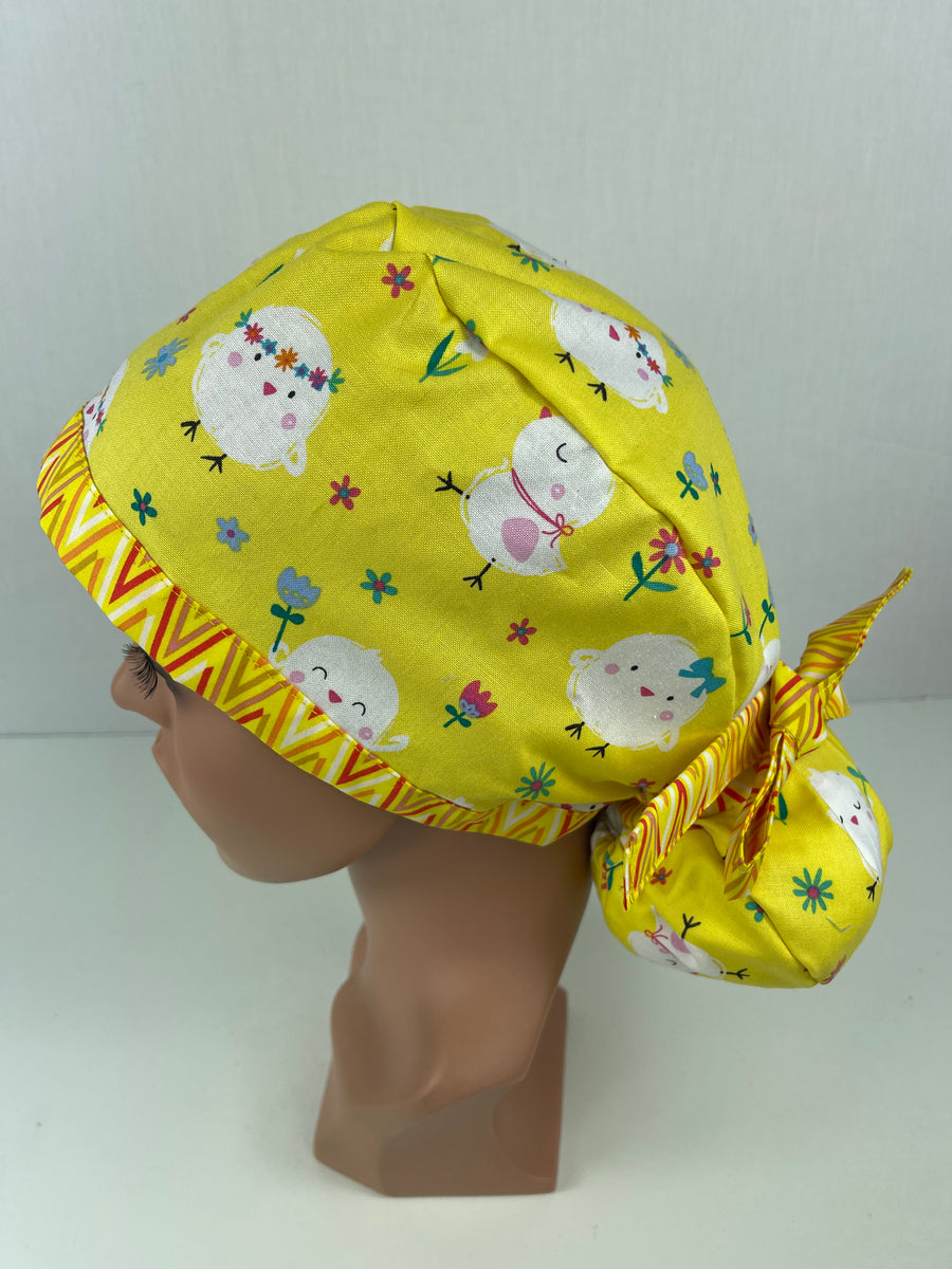 Easter Chicks Ponytail Hat