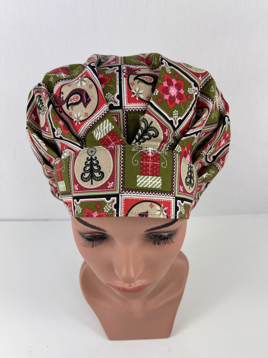 Christmas Gifts Bouffant Scrub Hat