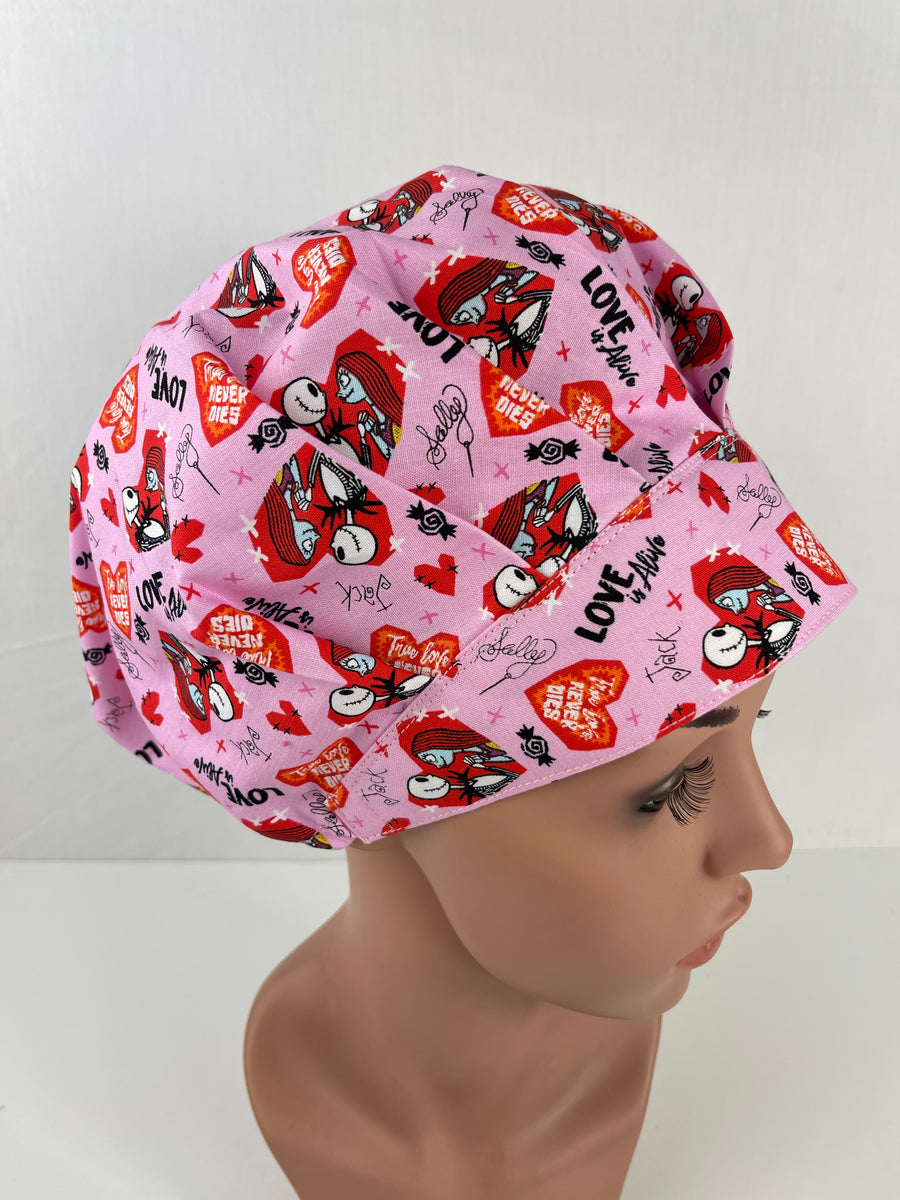 Love is Alive Valentines Scrub Hat