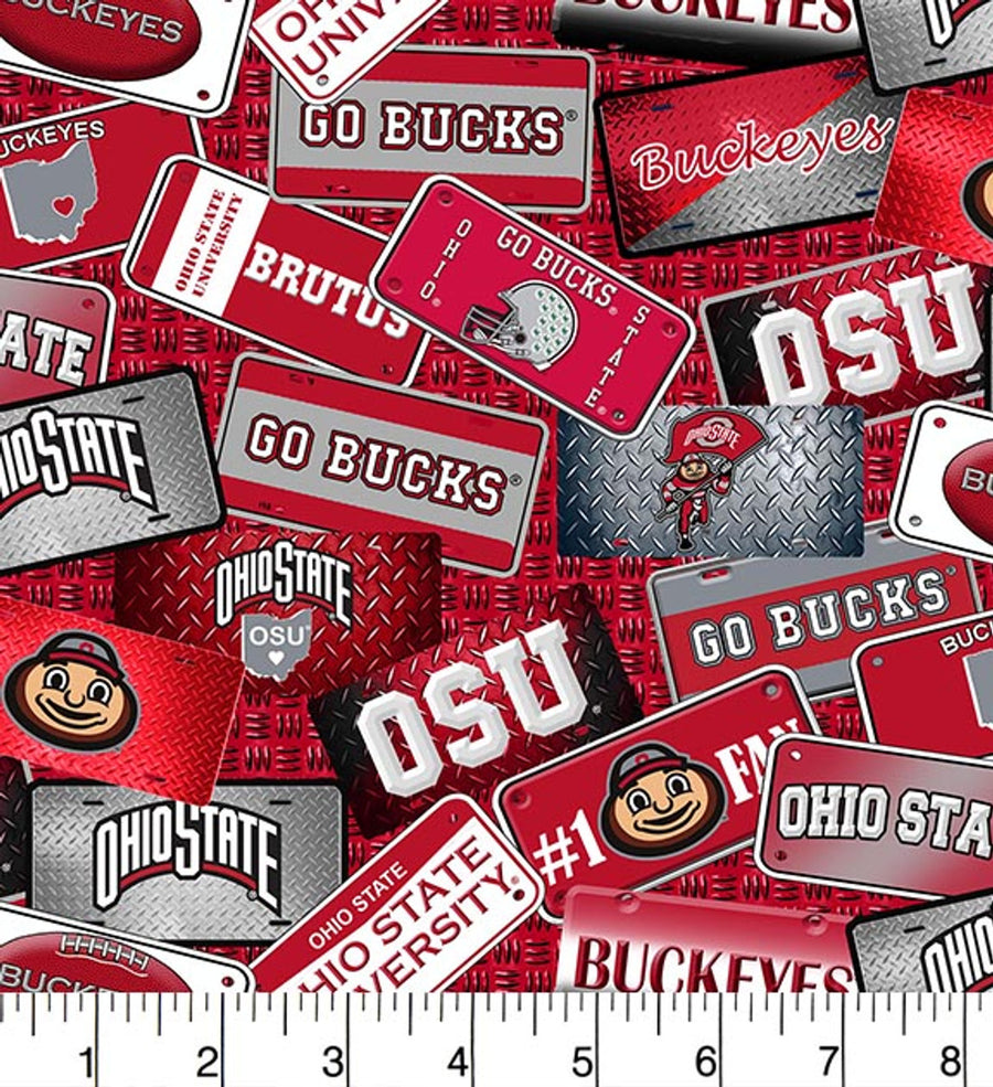 OSU License Plate Pattern