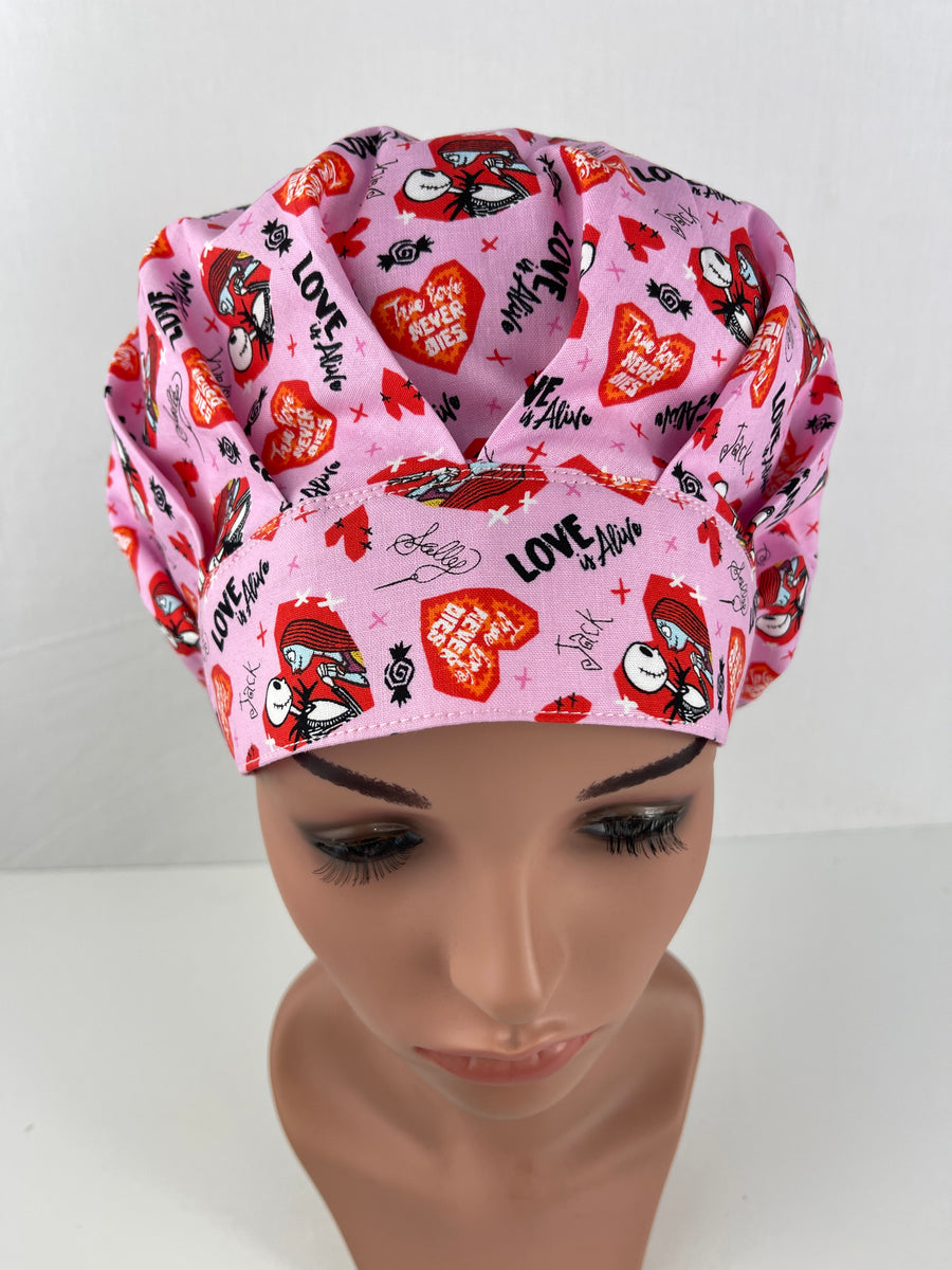 Love is Alive Valentines Scrub Hat