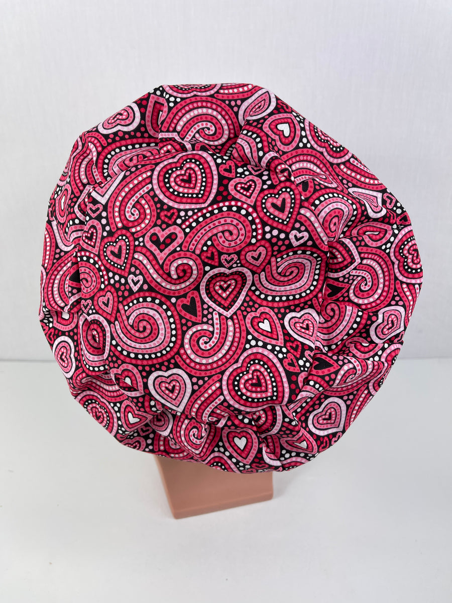 Valentines Hearts Euro Cap