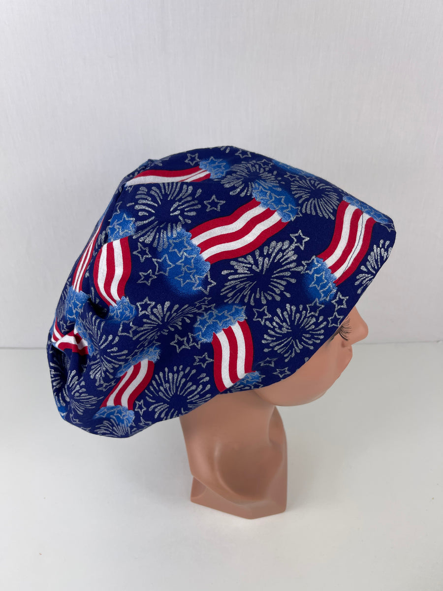 Fireworks Patriotic Euro Cap