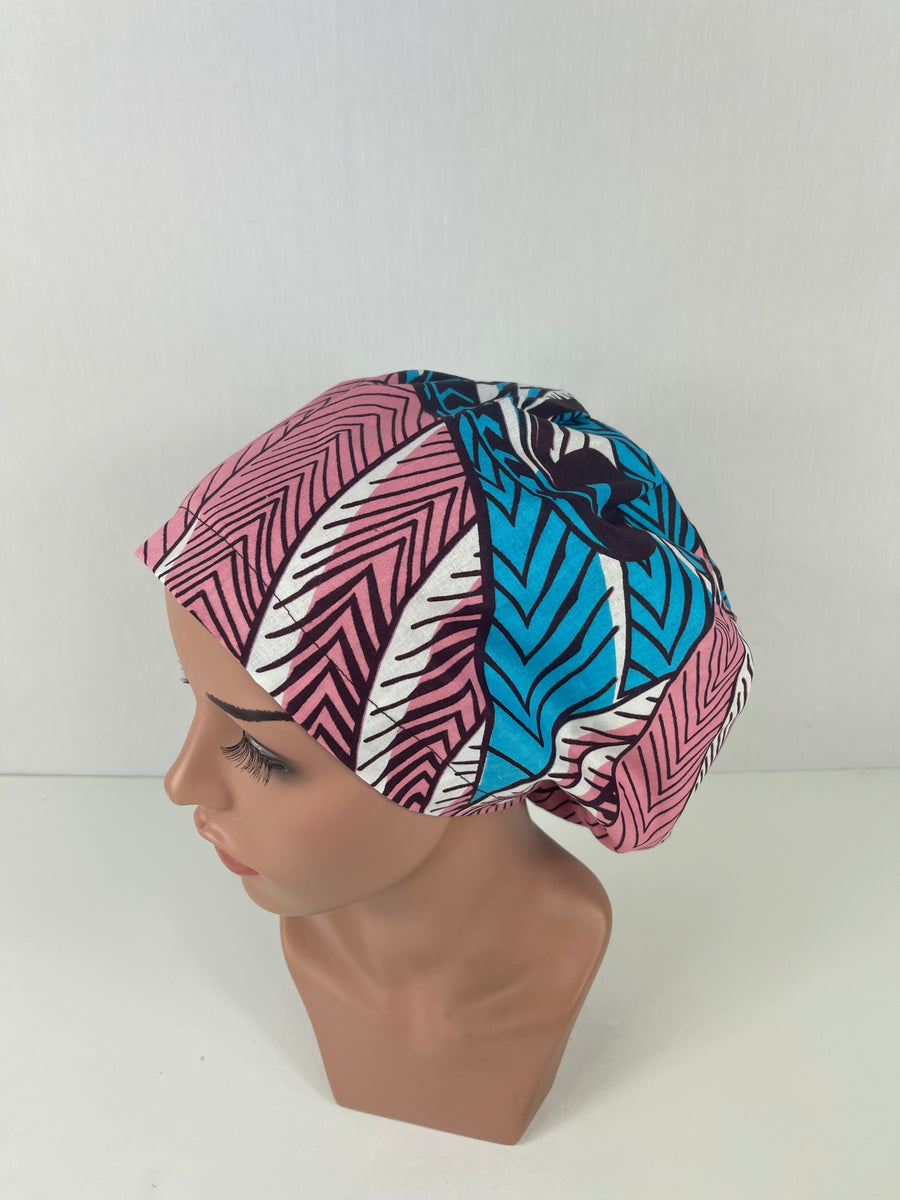Pink and Blue Euro  Cap