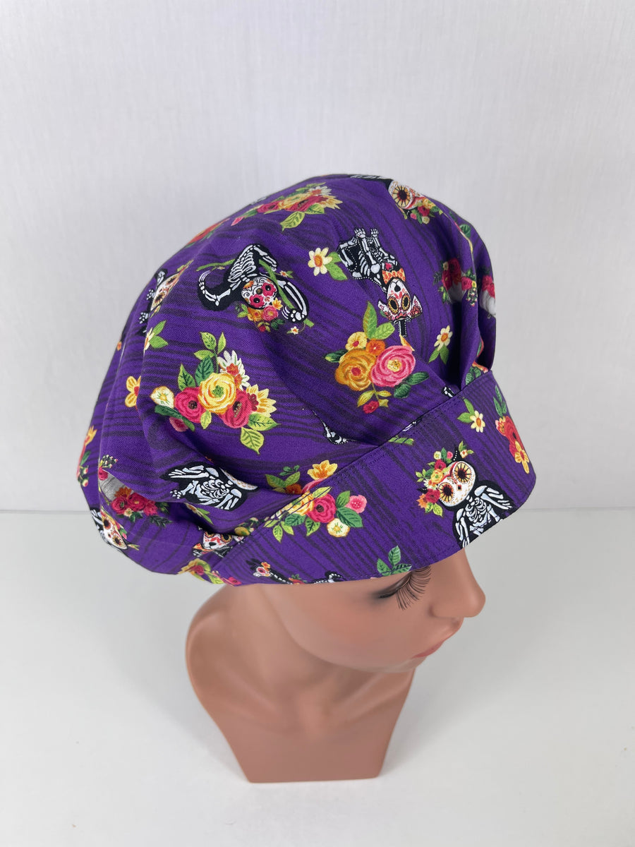 Sugar Skull Favorite Animal Bouffant Hat
