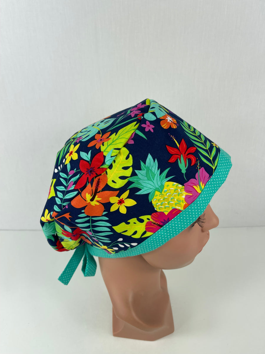 Flamingo on Blue Pixie Cap