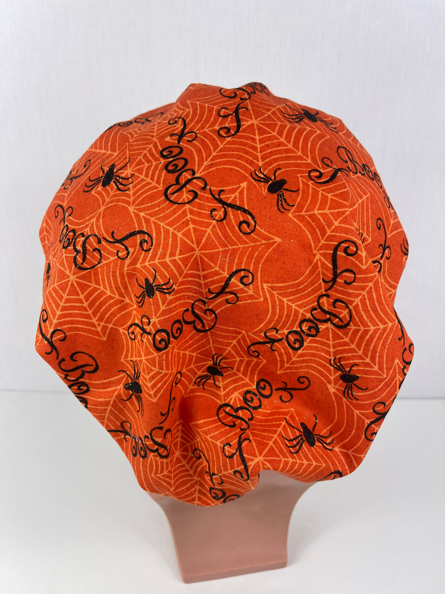 Boo Halloween Bouffant Hat