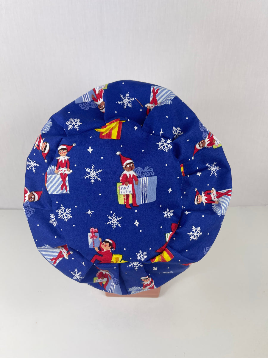 Elf on the Shelf on Blue Euro Cap