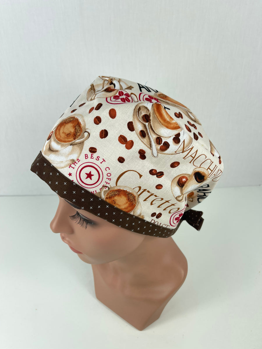 Cup of Coffee Theme Pixie Cap