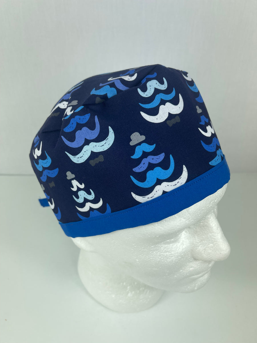 Mustache Christmas Tree Skull Cap