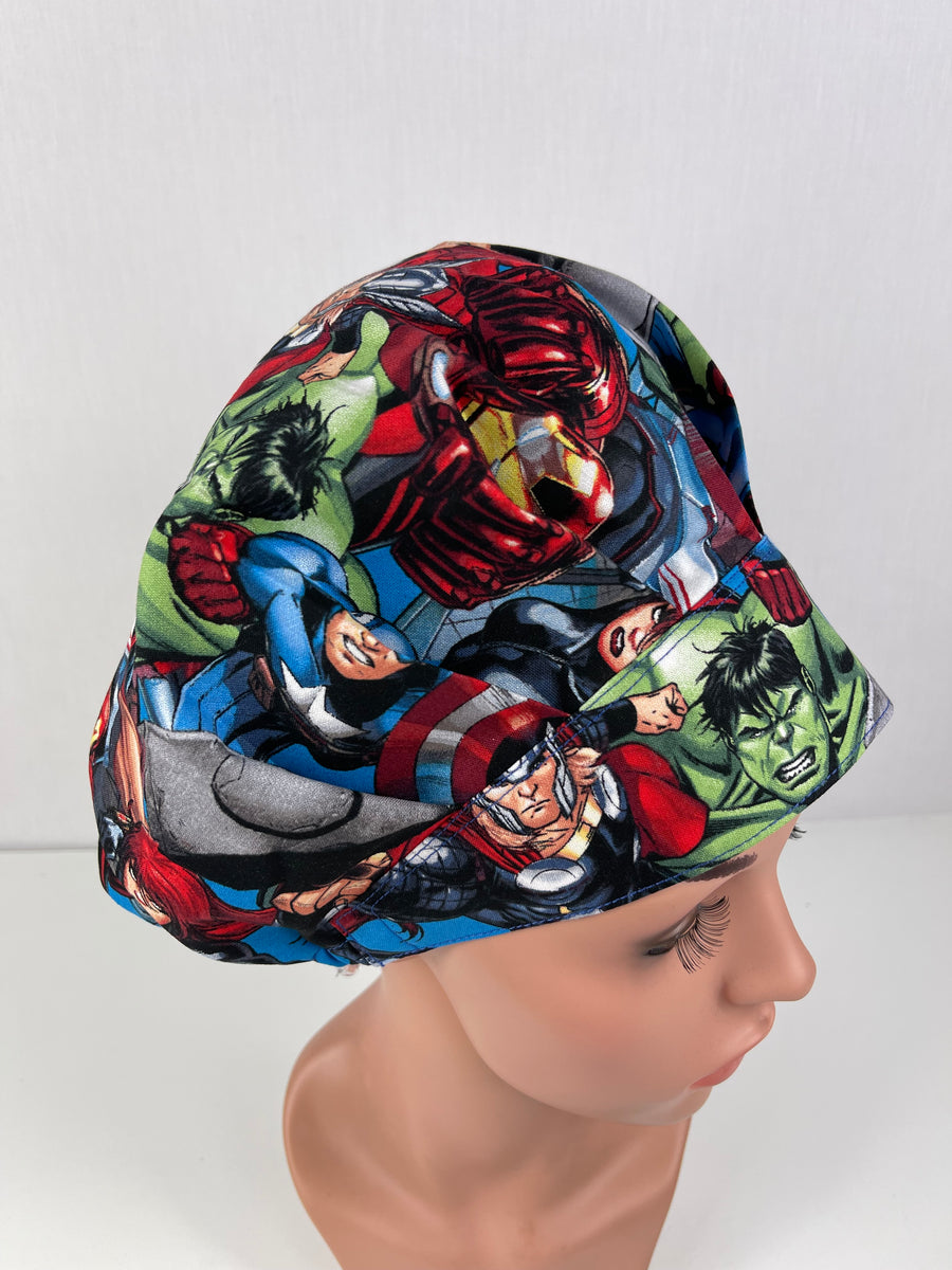 Marvel Bouffant Scrub Hat
