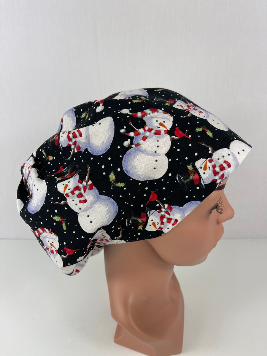 Snowman Christmas Euro Cap