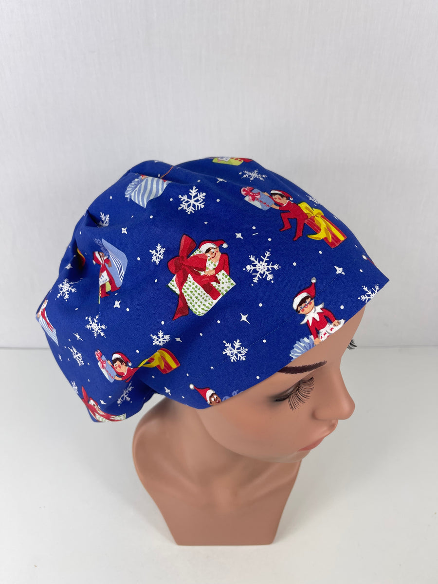 Elf on the Shelf on Blue Euro Cap