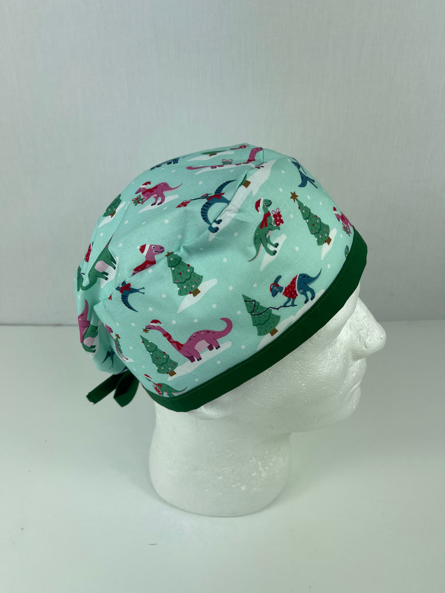 Christmas Dinosaur Skull Cap