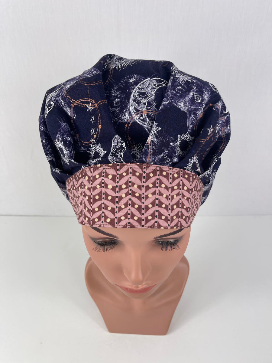 Celestial Cats Bouffant Hat
