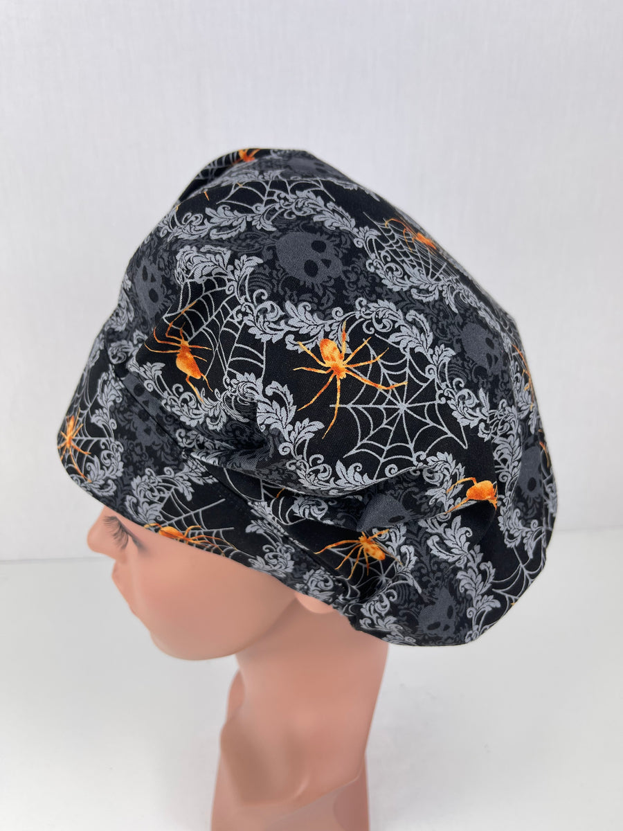 Spider Web Bouffant Hat