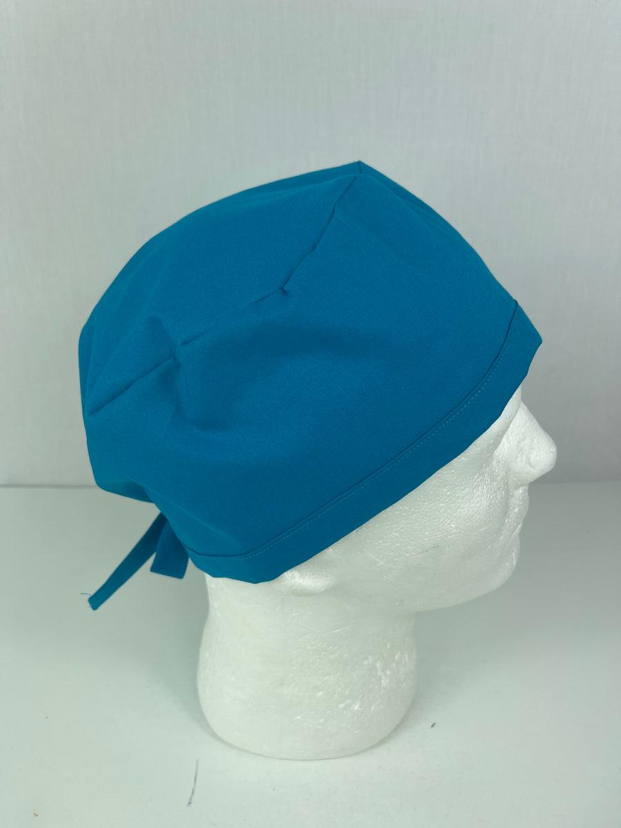 Teal Solid Skull Unisex Cap