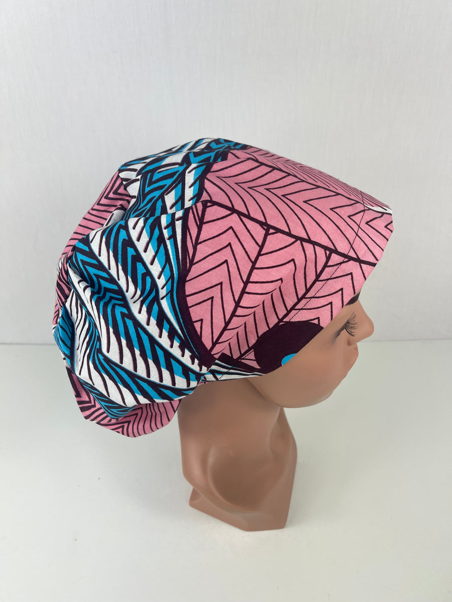 Pink and Blue Euro  Cap