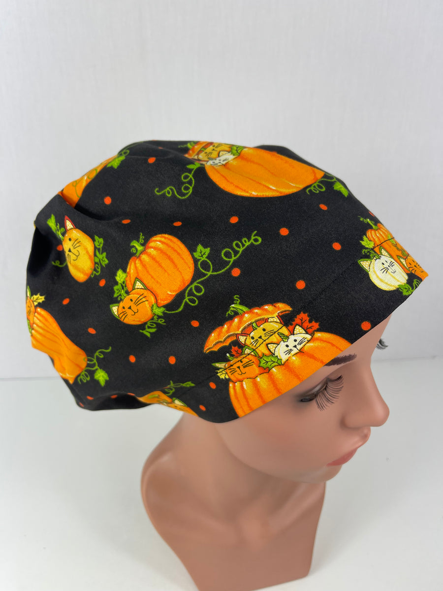 Cats in Pumpkins Euro Cap