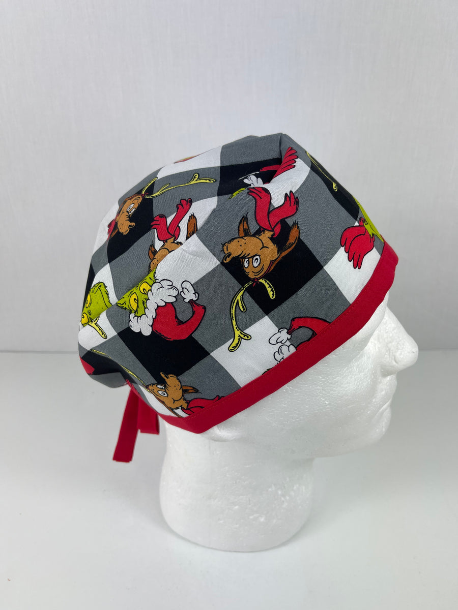Christmas Grinch Skull Cap