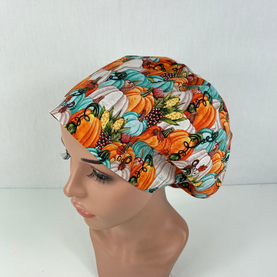 Thanksgiving Pumpkins Euro Cap