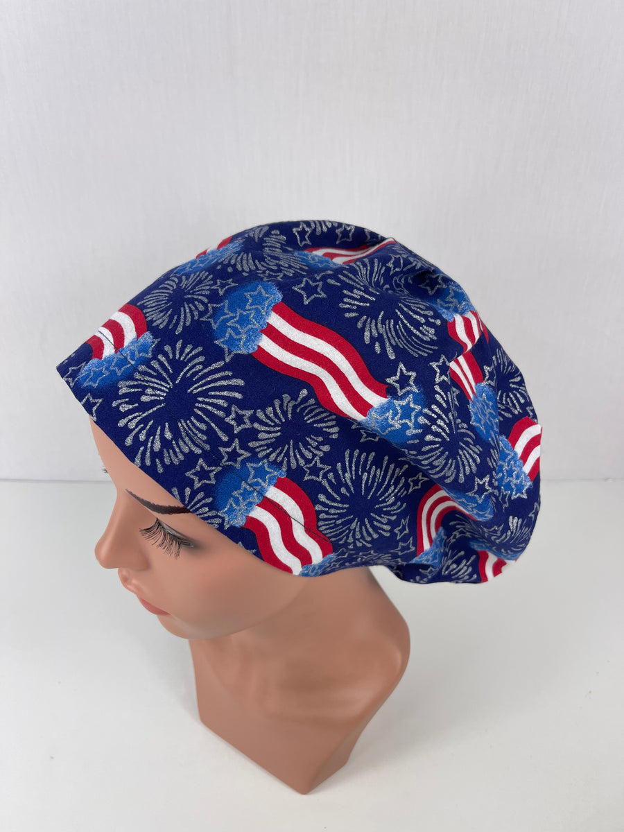 Fireworks Patriotic Euro Cap