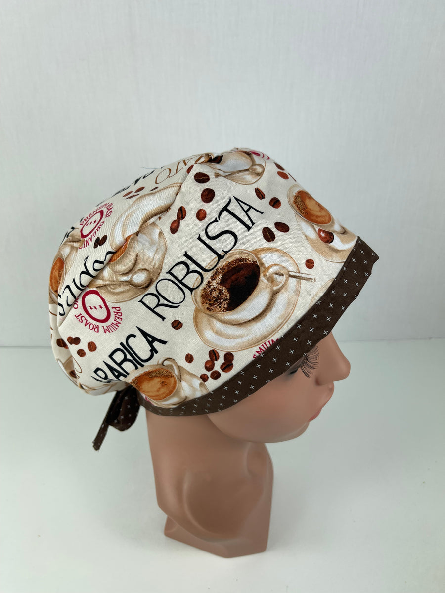 Cup of Coffee Theme Pixie Cap