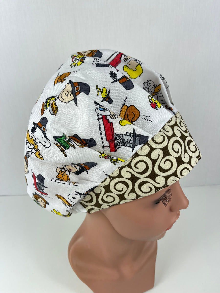 Charlie Brown Bouffant Hat