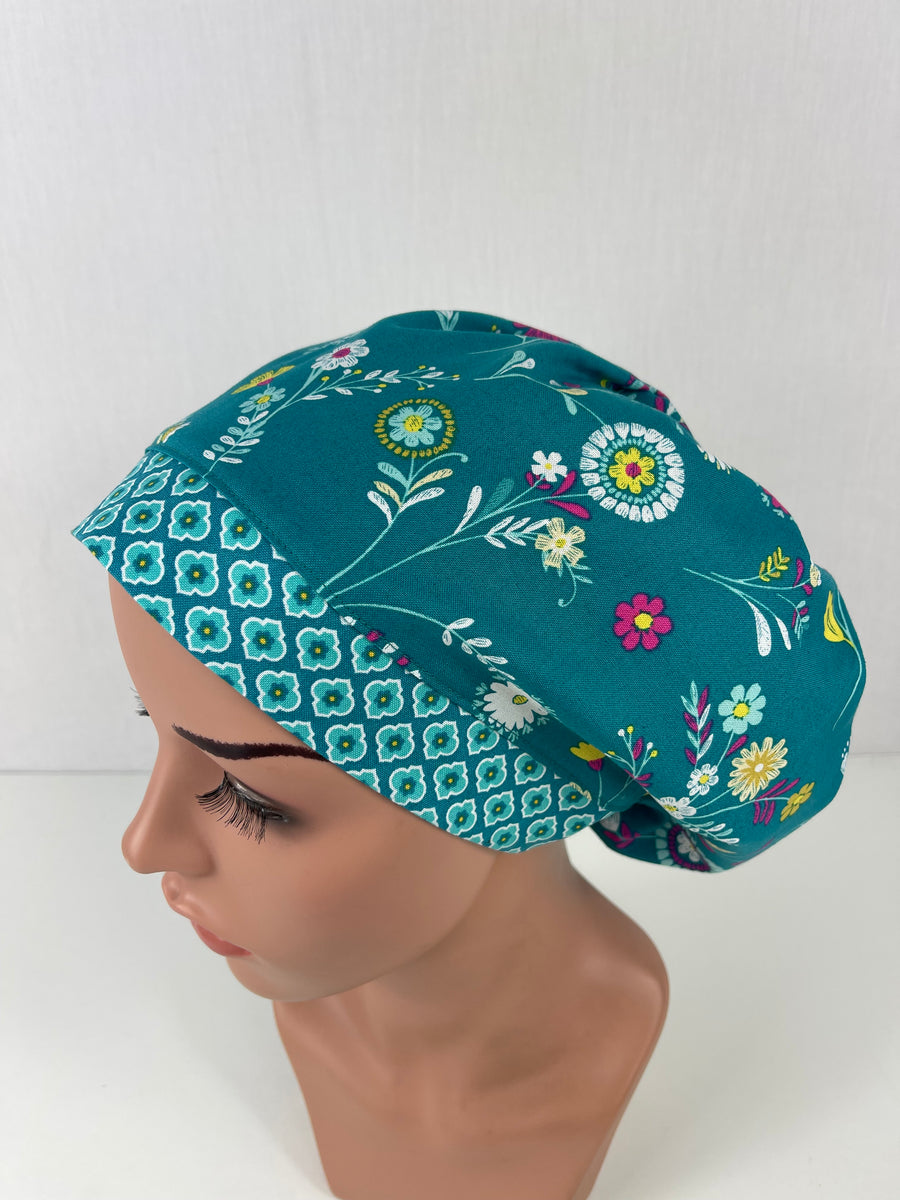 Floral Euro Cap