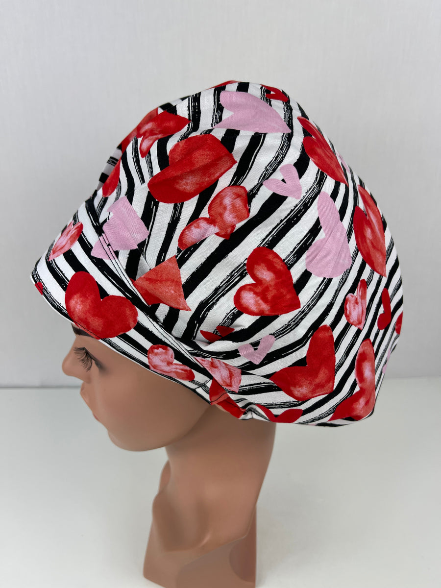 Hearts & Stripes Scrub Hat