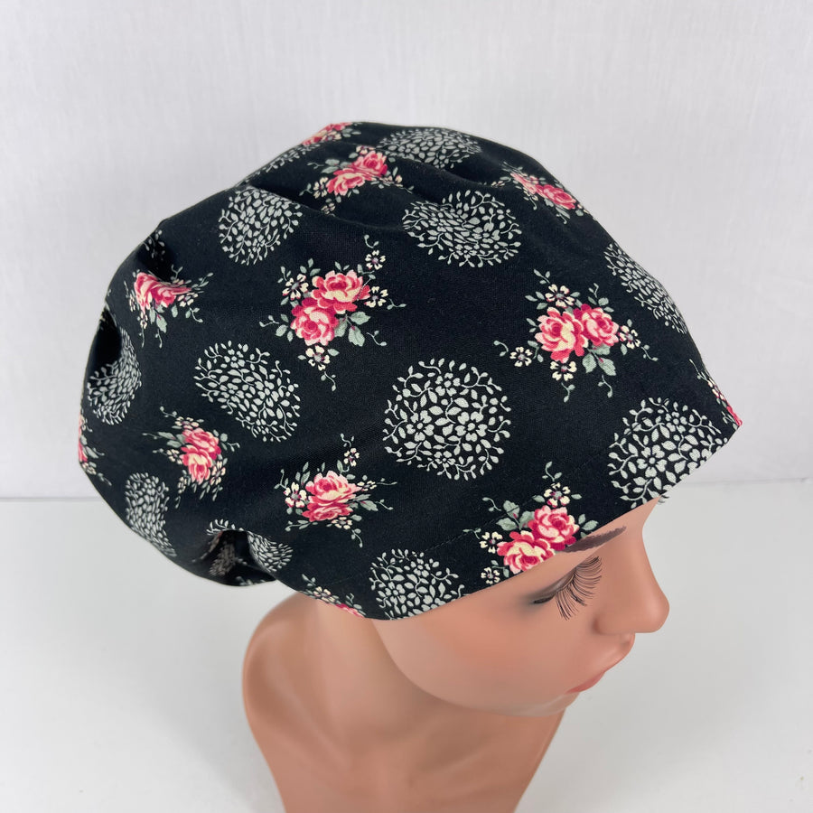 Floral Elegance Euro Cap
