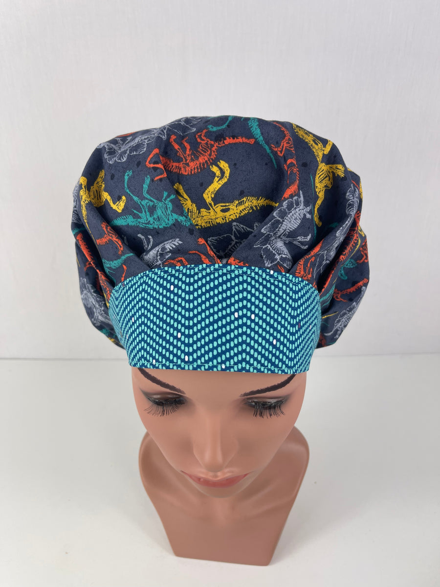 Dinosaurs Traditional Bouffant Hat