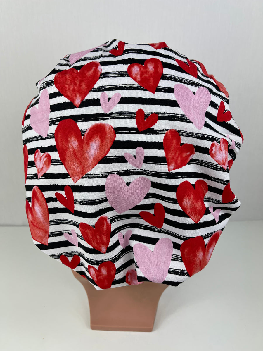 Hearts & Stripes Scrub Hat