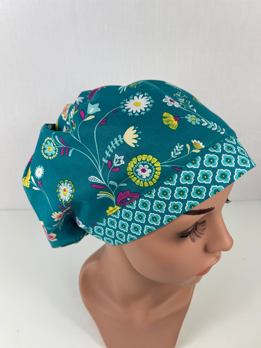 Floral Euro Cap