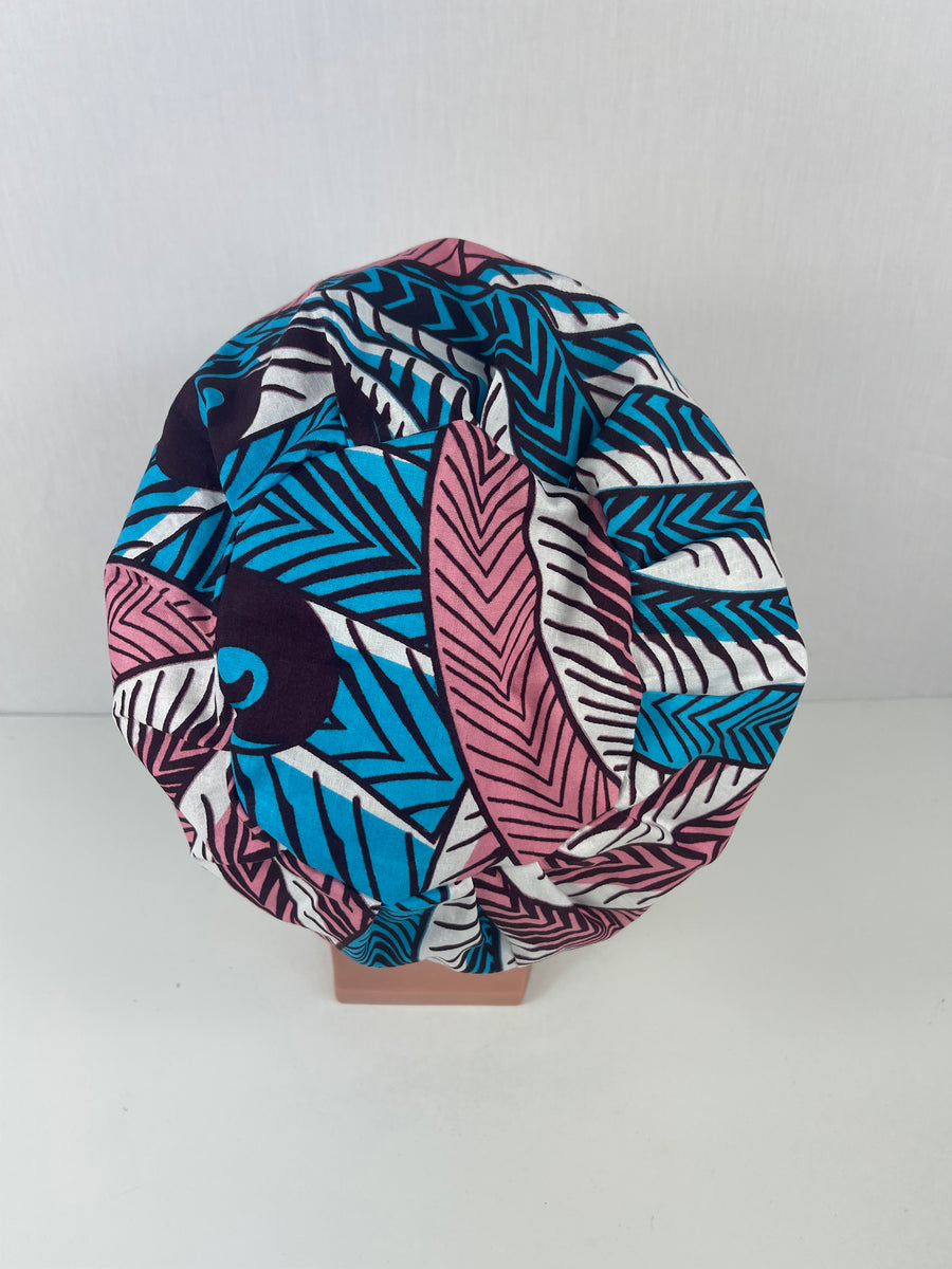 Pink and Blue Euro  Cap