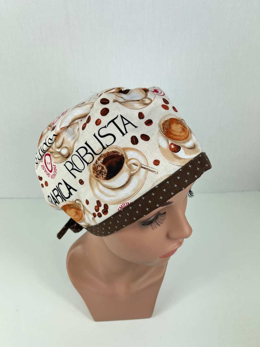 Cup of Coffee Theme Pixie Cap