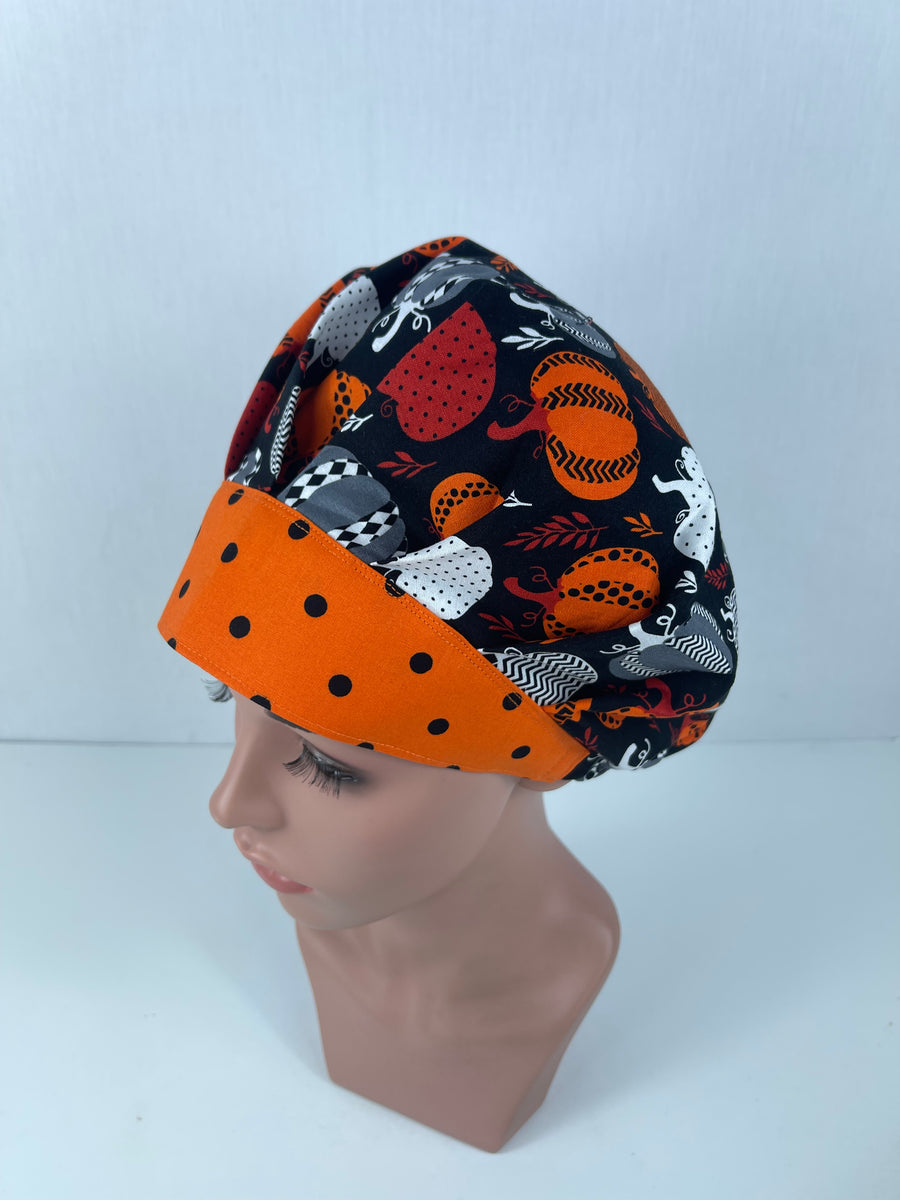 Pumpkins Bouffant Hat